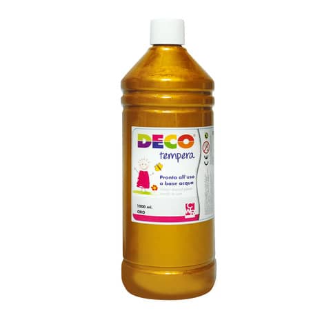 Tempera in flacone Deco 1 L - oro - 08808/40